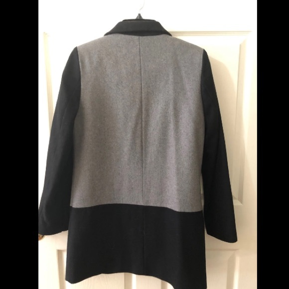 Nautica Black and Gray Wool Coat - Picture 2 of 2